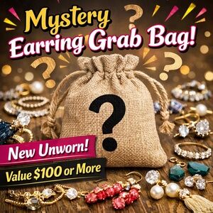 Mystery Earring Grab Bag - All New Unworn Earrings